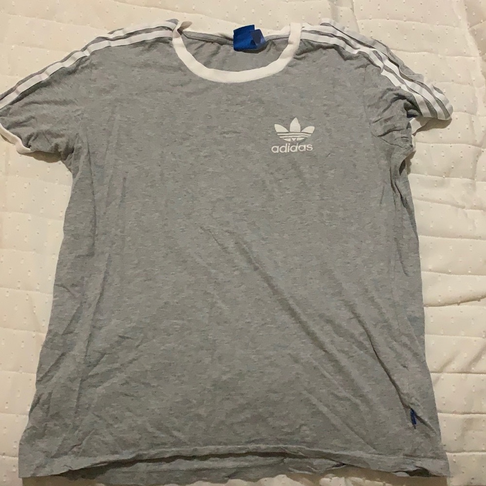 ADIDAS Logo Stripe Tee